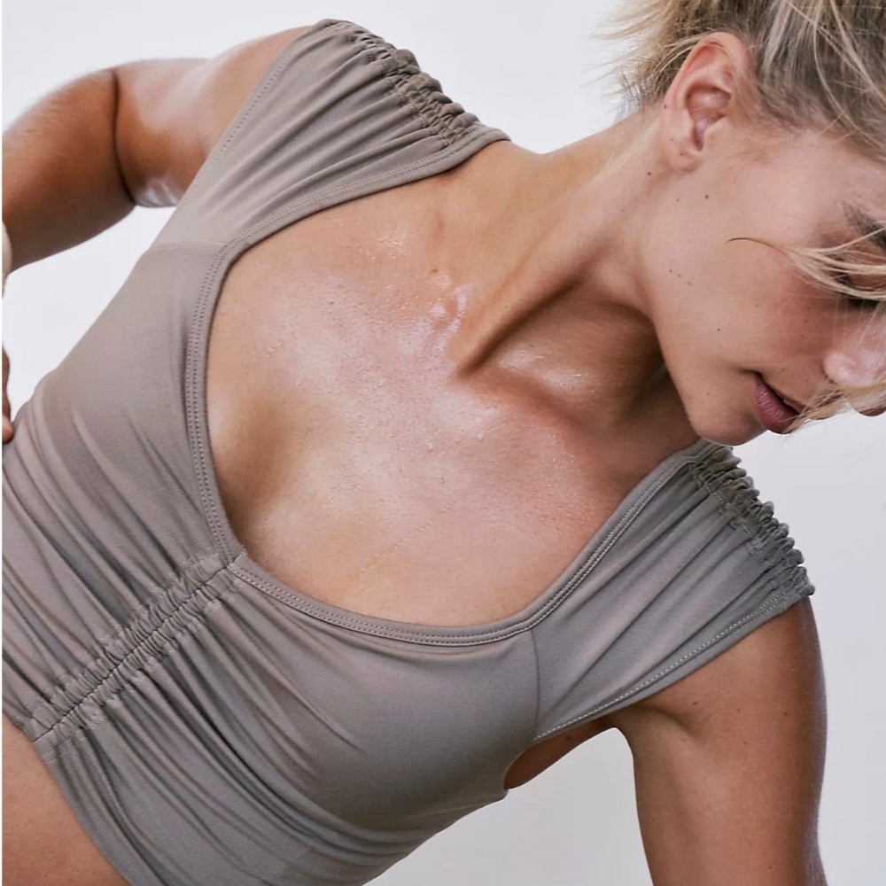 Breathe Deeper Crop Tank by Free People Movement